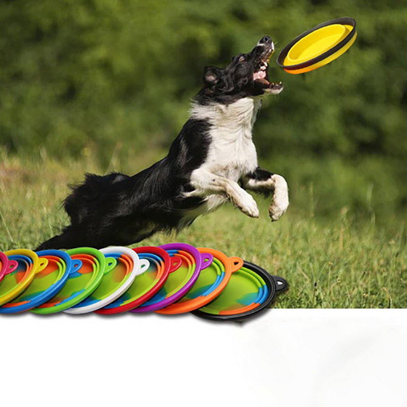 Foldable Dog Travel Bowl Feeder
