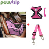 Doggie Booster Car Seat and Harness Vest Dog Leash