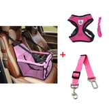 Doggie Booster Car Seat and Harness Vest Dog Leash