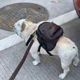 Leather Doggie Harness Backpack