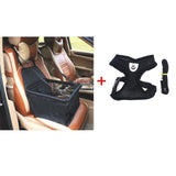 Doggie Booster Car Seat and Harness Vest Dog Leash