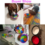 Foldable Dog Travel Bowl Feeder