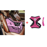 Doggie Booster Car Seat and Harness Vest Dog Leash