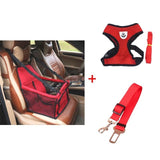 Doggie Booster Car Seat and Harness Vest Dog Leash